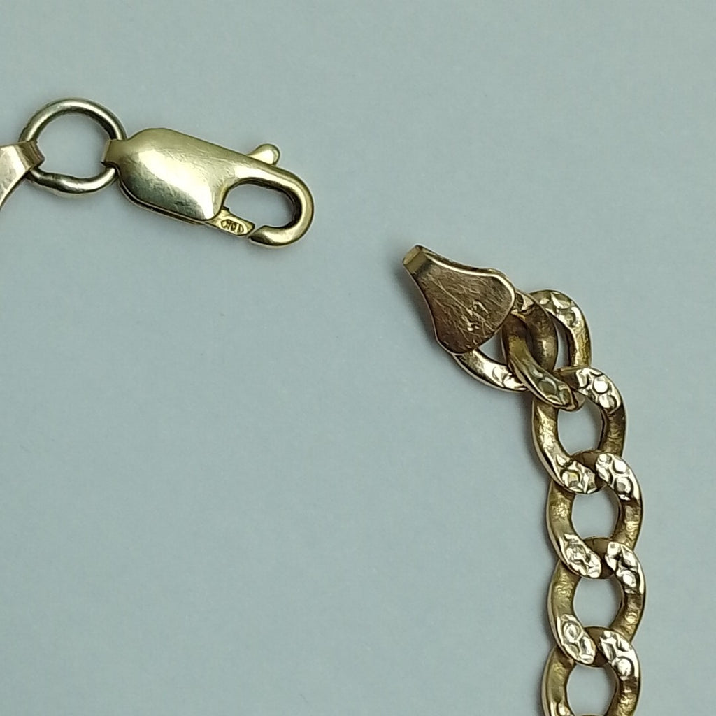 PULSERA ORO, RODIADO 10 K 4.9 GRMS (SEMINUEVO)