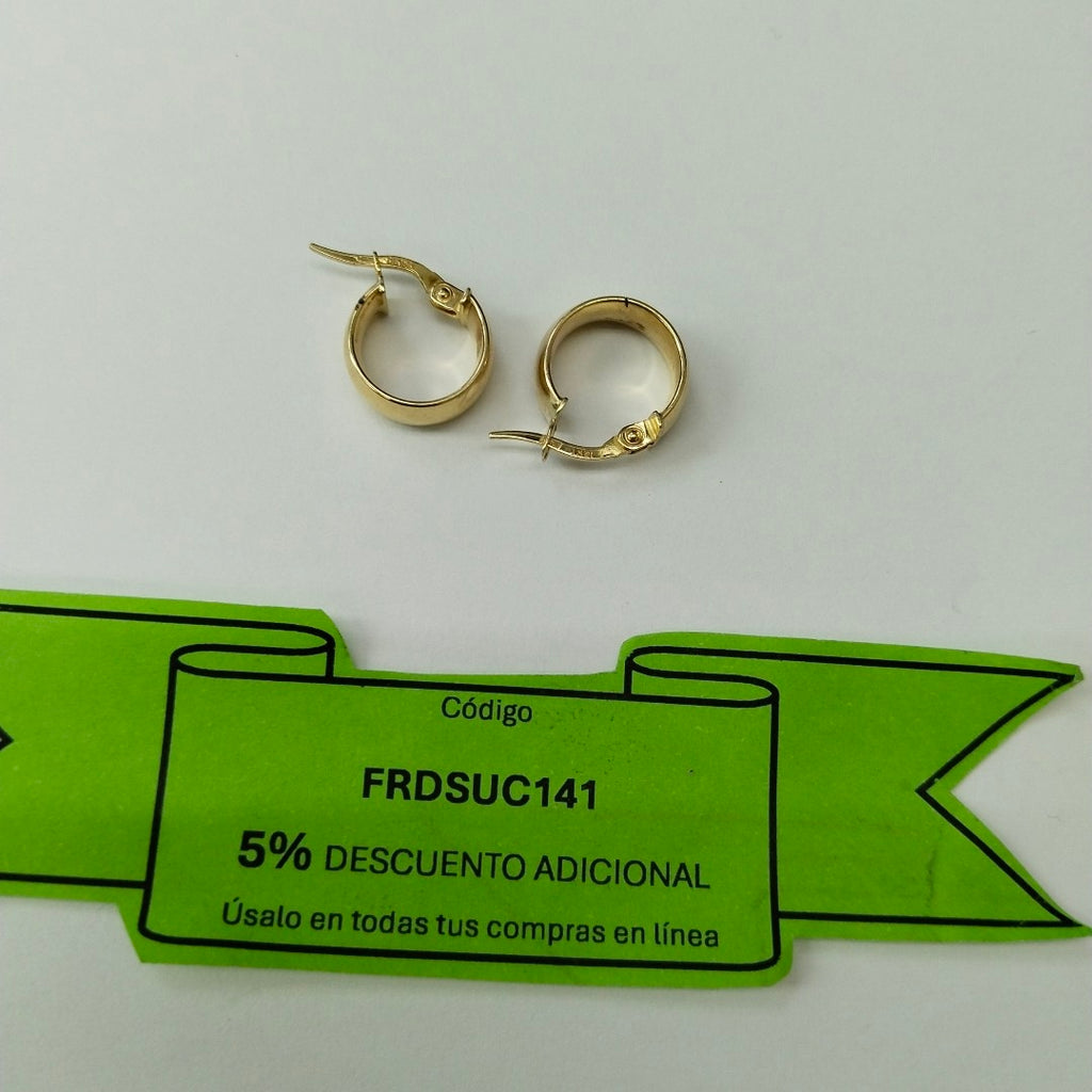 ARRACADAS PAR ORO 10 K 1.2 GRMS (SEMINUEVO)