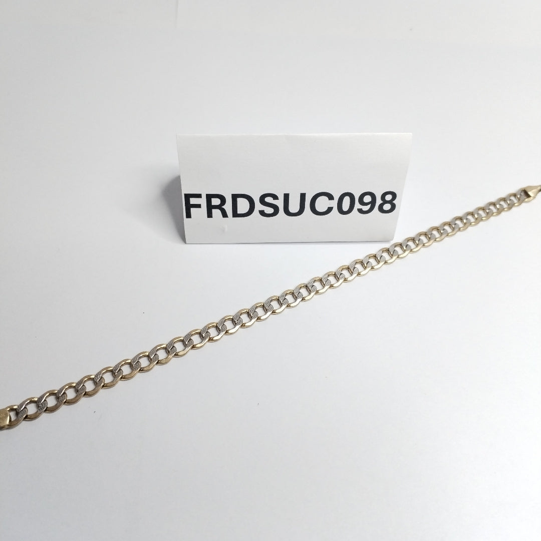 PULSERA ORO COMBINADO 14 K 6.6 GRMS (SEMINUEVO)
