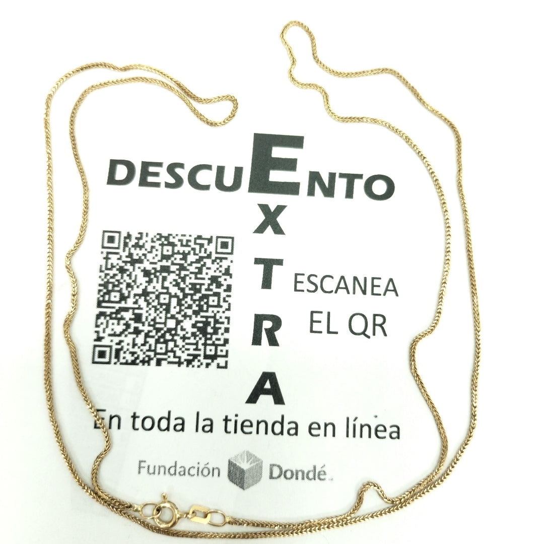 CADENA ORO 10 K 3 GRMS (SEMINUEVO)