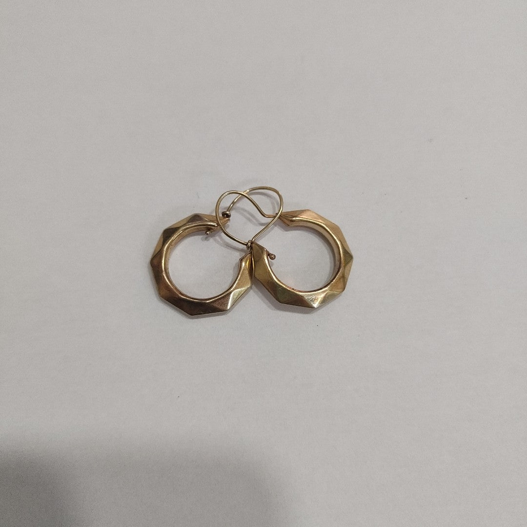 ARRACADAS PAR ORO 10 K 1.6 GRMS (SEMINUEVO)