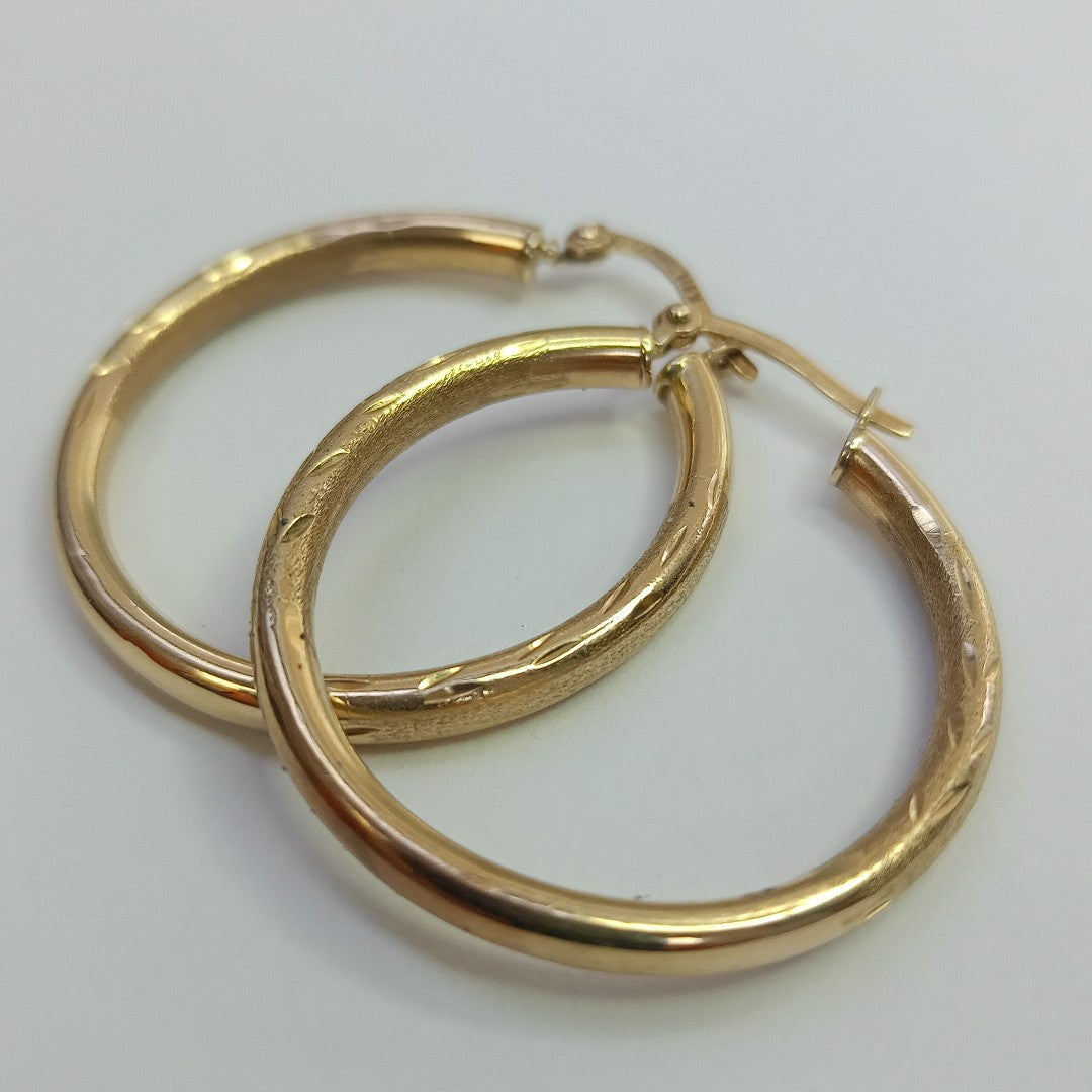 ARRACADAS PAR ORO 10 K 3.7 GRMS (SEMINUEVO)