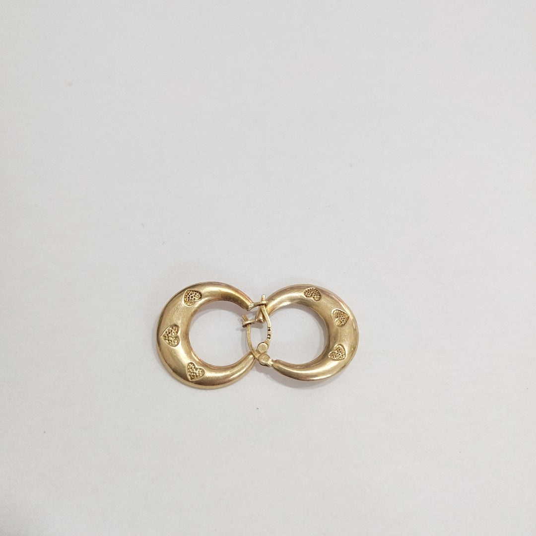 ARRACADAS PAR ORO 14 K 1.9 GRMS (SEMINUEVO)