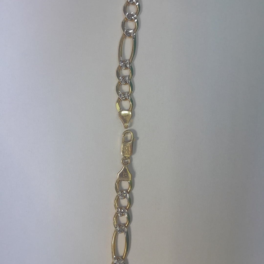 CADENAS CARTIER 3 1 DIAMANTADA ORO 14K 47.8 (NUEVO)