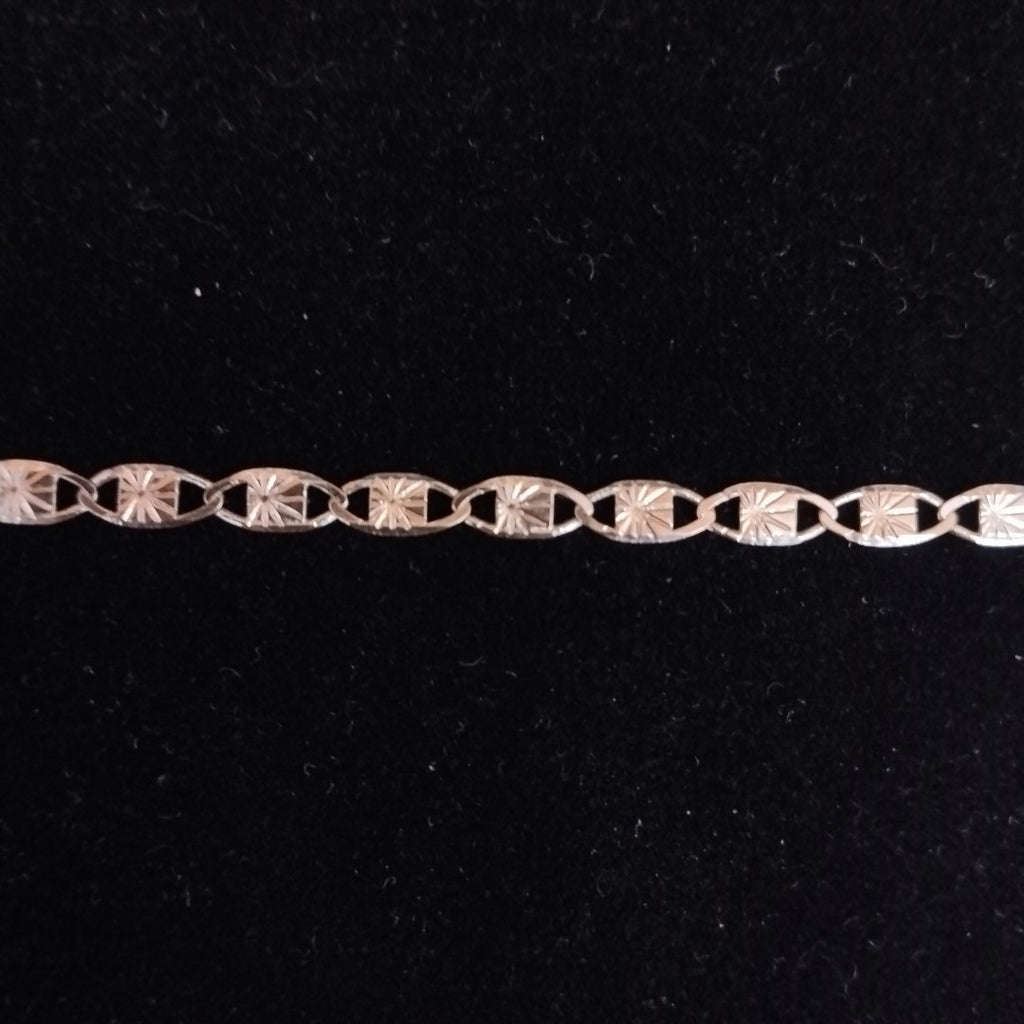 PULSERAS GUCHI ORO 14K 18 CM 2.9 GR (NUEVO)