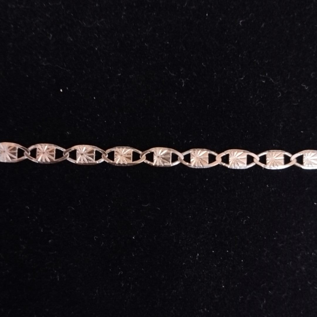 PULSERAS GUCHI ORO 14K 18 CM 2.9 GR (NUEVO)