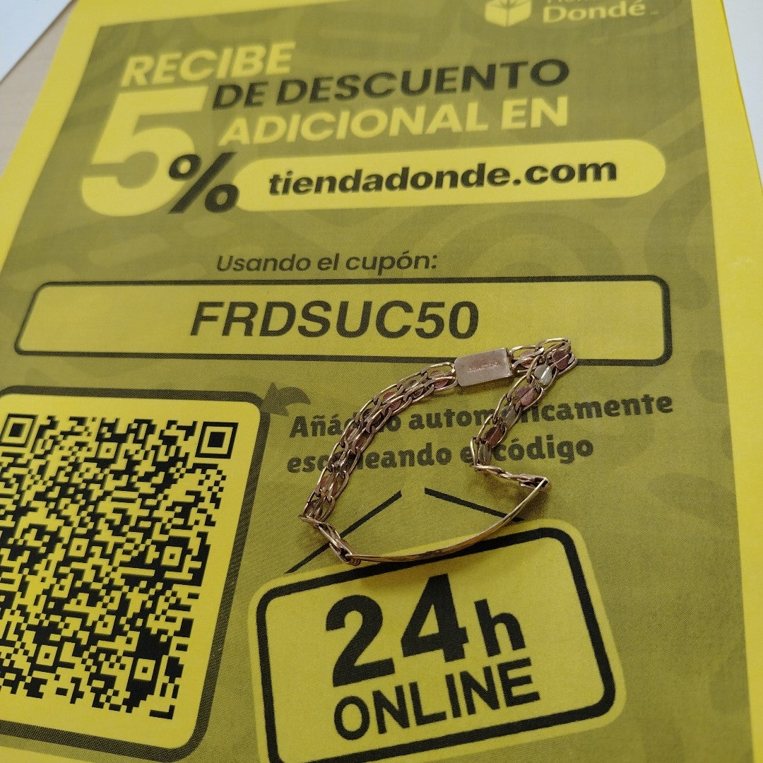 ESCLAVA ORO 10 K 7.5 GRMS (SEMINUEVO)