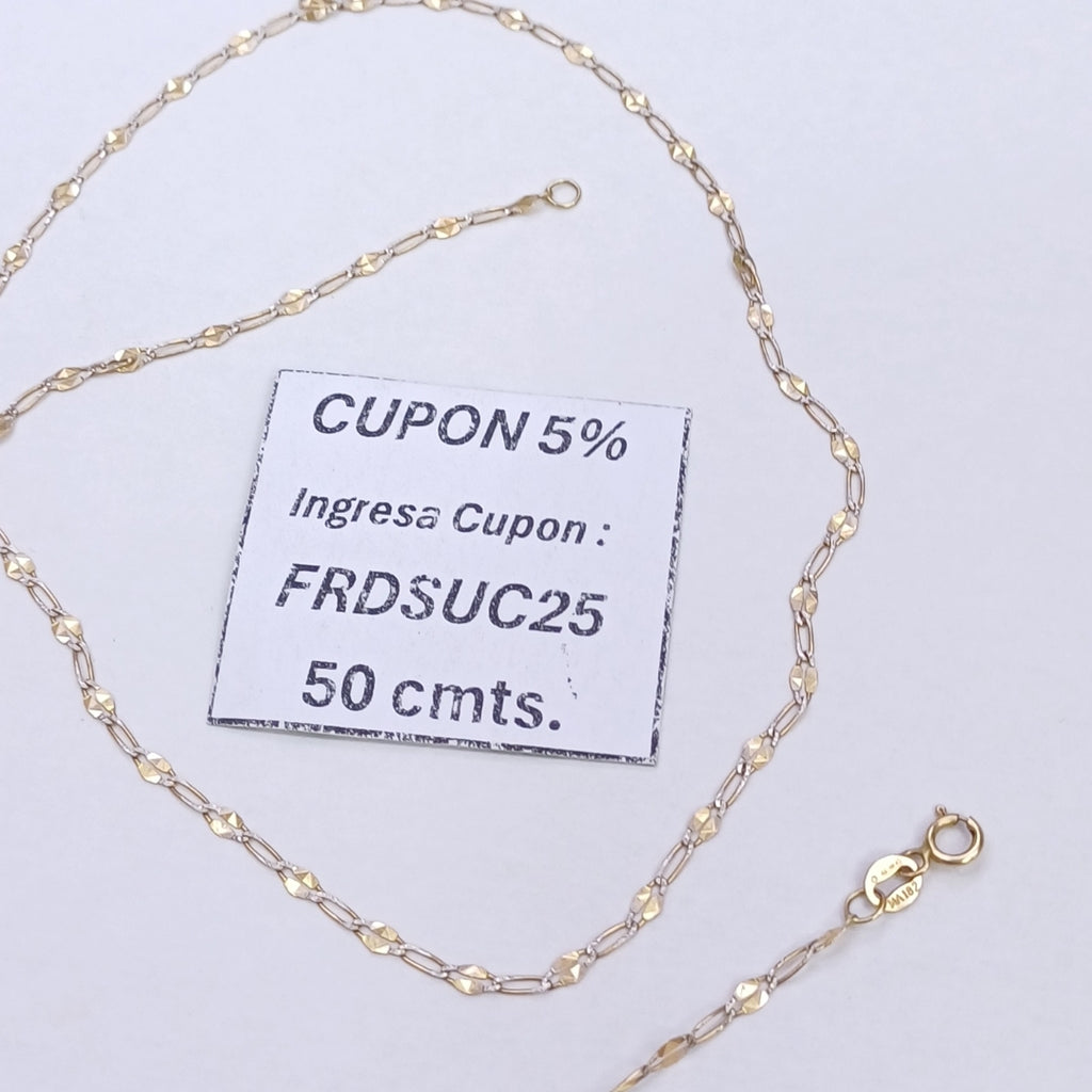 CADENA ORO 14 K 1,70 GRMS (SEMINUEVO)