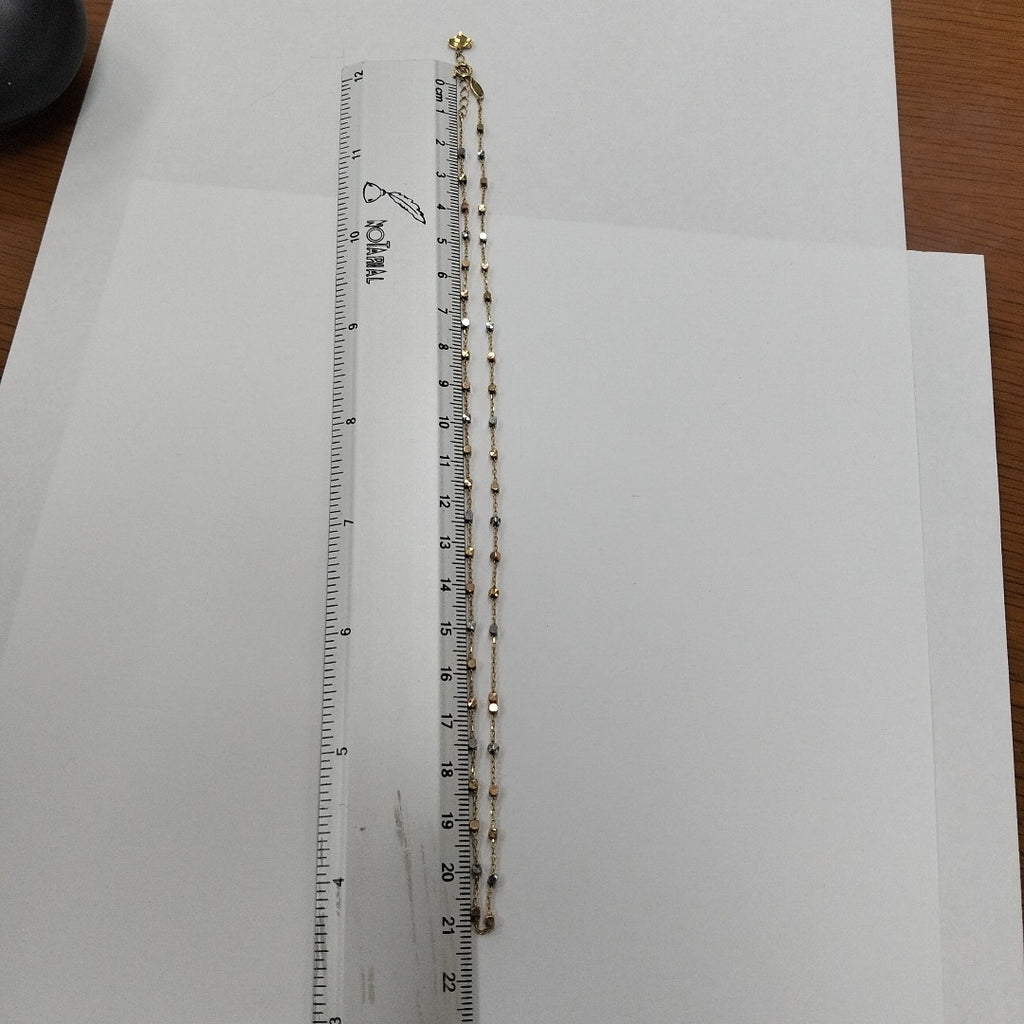 CADENA ORO COMBINADO 10 K 3,00 GRMS (SEMINUEVO)