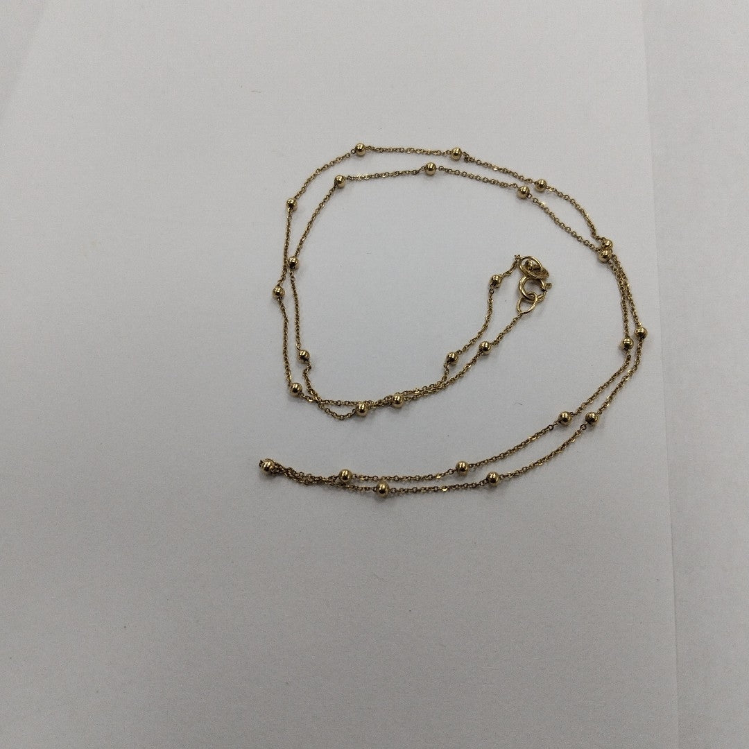 CADENA ORO 14 K 1.2 GRMS (SEMINUEVO)