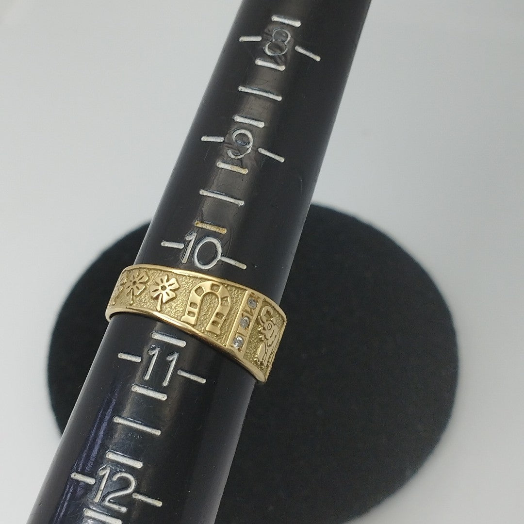 ANILLO ORO 14 K 5.5 GRMS (SEMINUEVO)