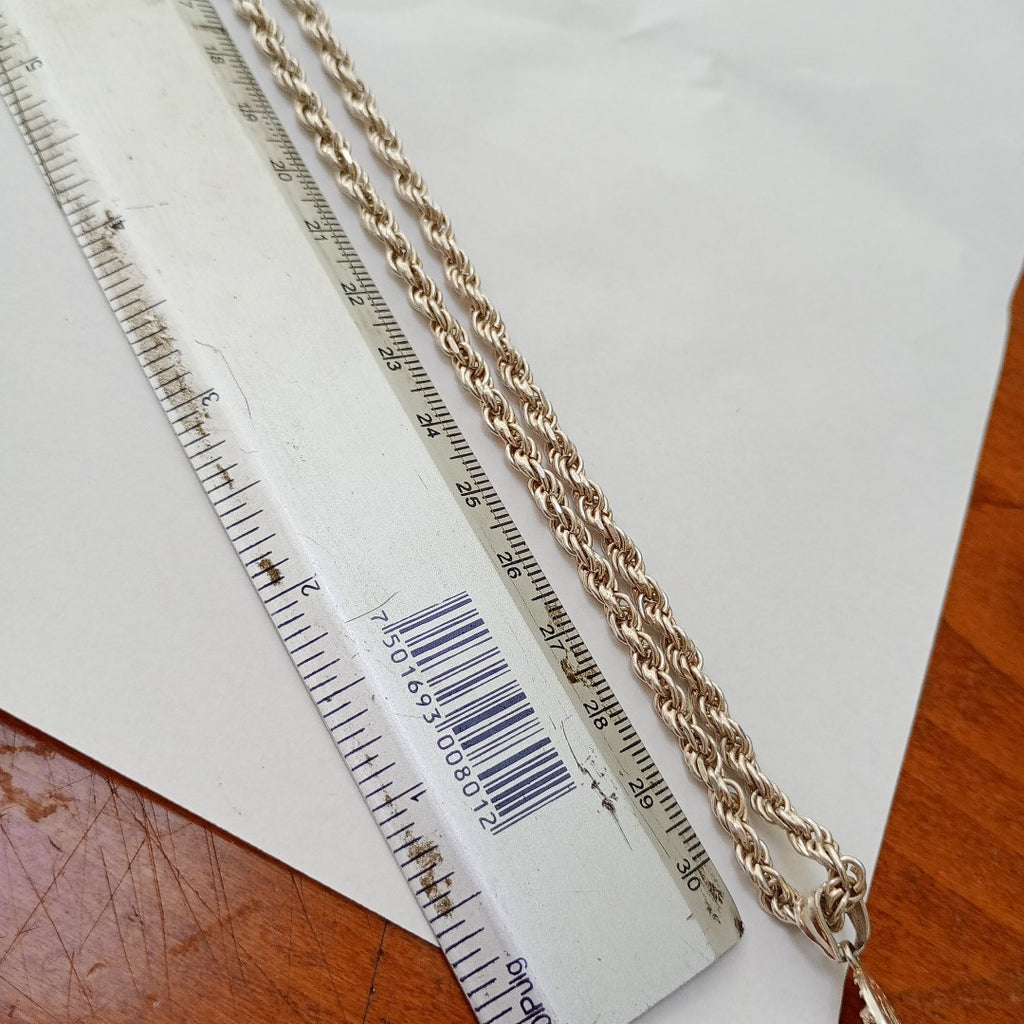 CADENA, DIJE PLATA 32.7 GRMS (SEMINUEVO)