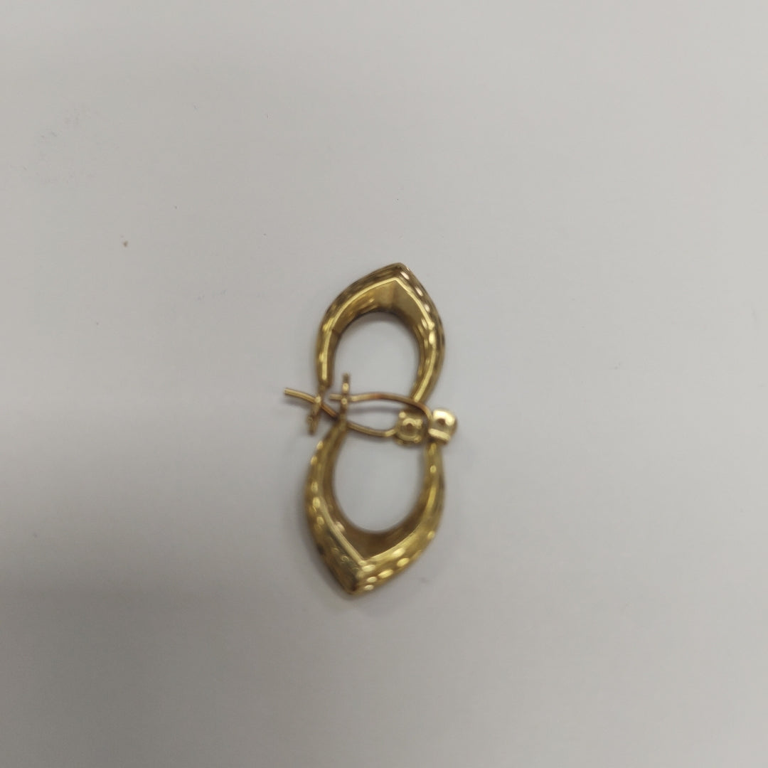 ARRACADAS PAR ORO 14 K 0.9 GRMS (SEMINUEVO)