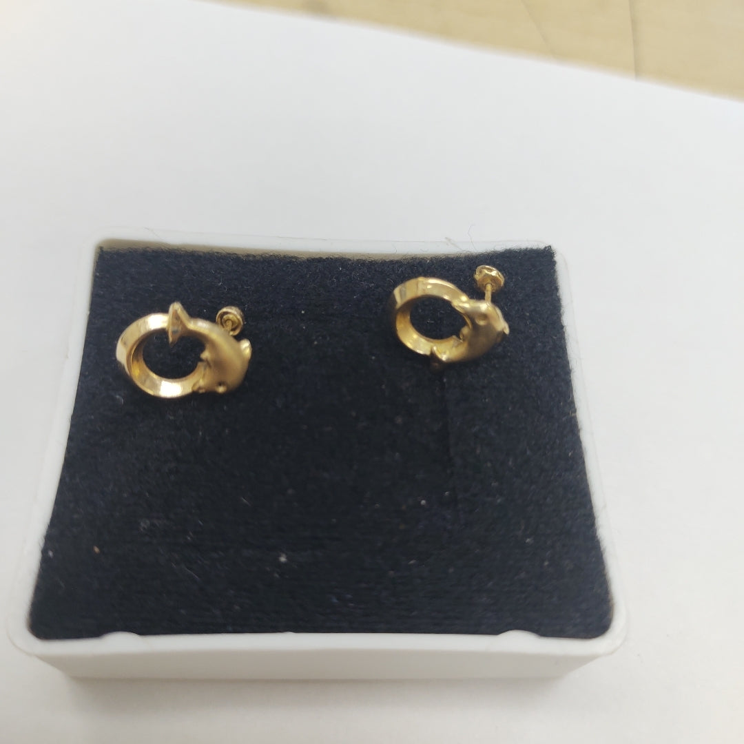 BROQUELES PAR ORO 14 K 0.4 GRMS (SEMINUEVO)