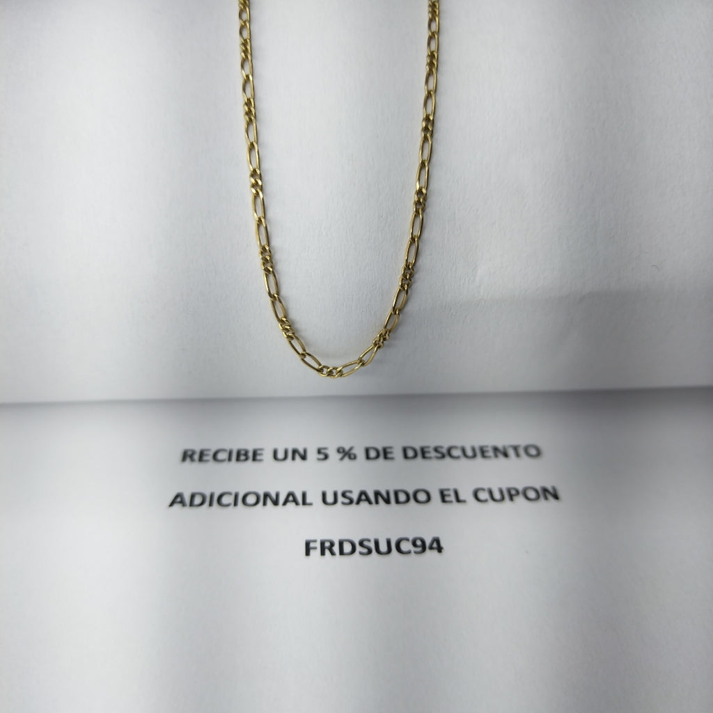 CADENA ORO 14 K 2,70 GRMS (SEMINUEVO)