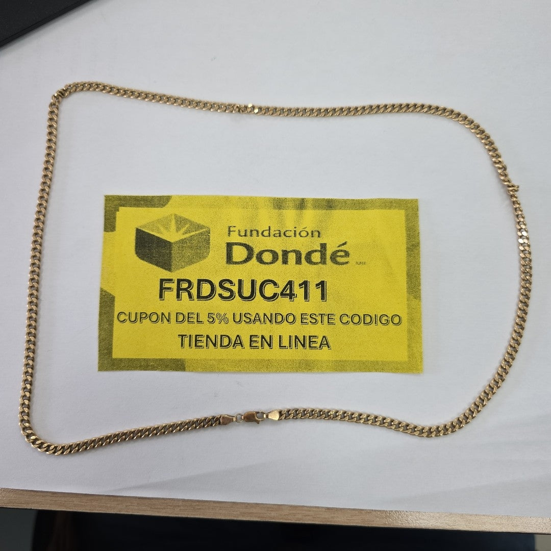 CADENA ORO 14 K 13 GRMS (SEMINUEVO)