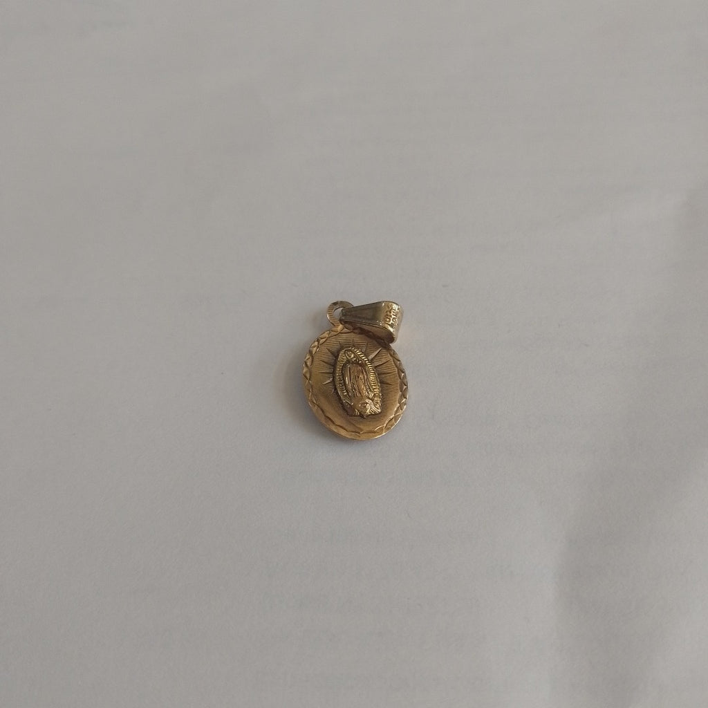 DIJE, MEDALLA RELIGIOSA ORO, ORO MUY BAJO 8 K 1.4 GRMS (SEMINUEVO)