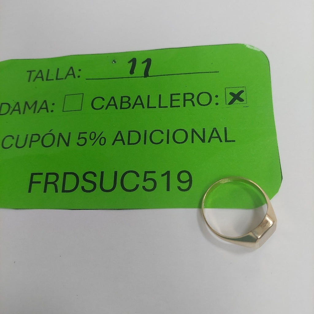 ANILLO ORO 14 K 3.7 GRMS (SEMINUEVO)