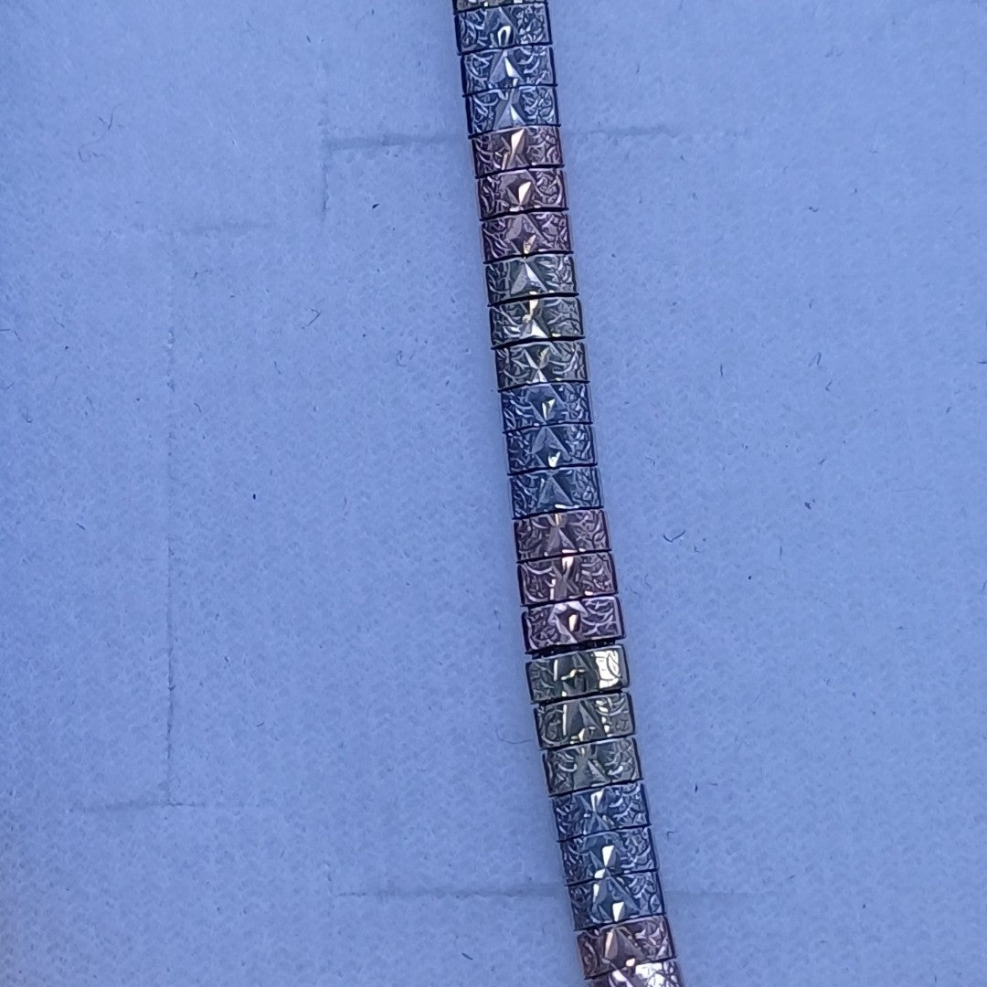 PULSERA ORO,ORO COMBINADO 14 K 11,00 GRMS (SEMINUEVO)