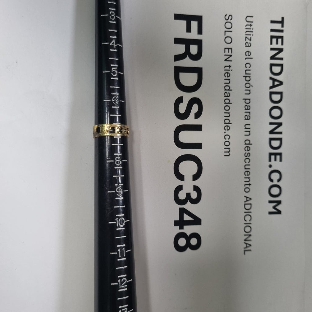 ARGOLLA DE LA SUERTE ORO 14 K 2 GRMS (SEMINUEVO)