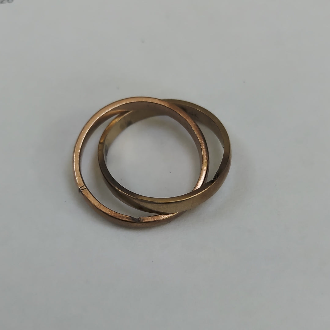 SEMANARIO DE ARGOLLAS ORO 14 K 6.5 GRMS (SEMINUEVO)