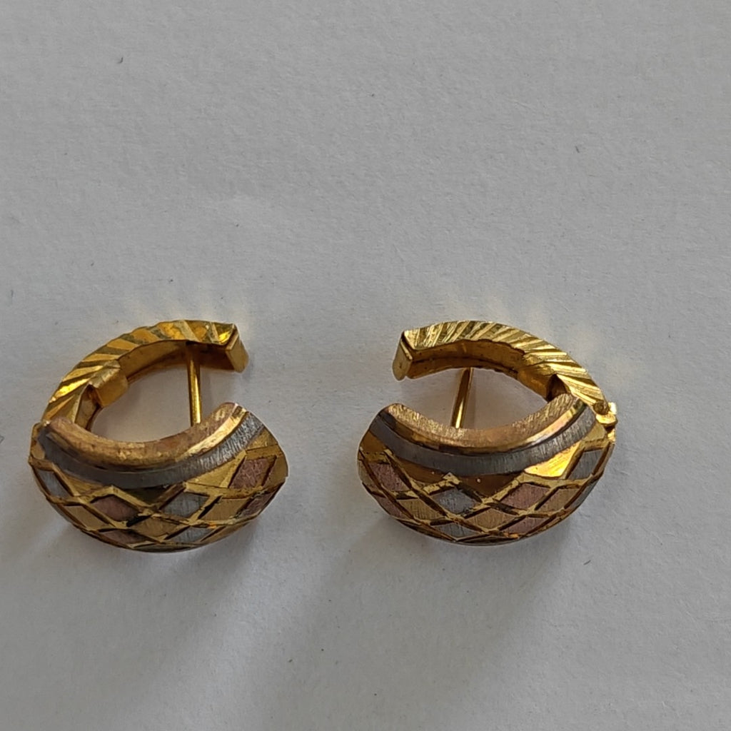 ARETES PAR ORO 14 K 2.8 GRMS (SEMINUEVO)