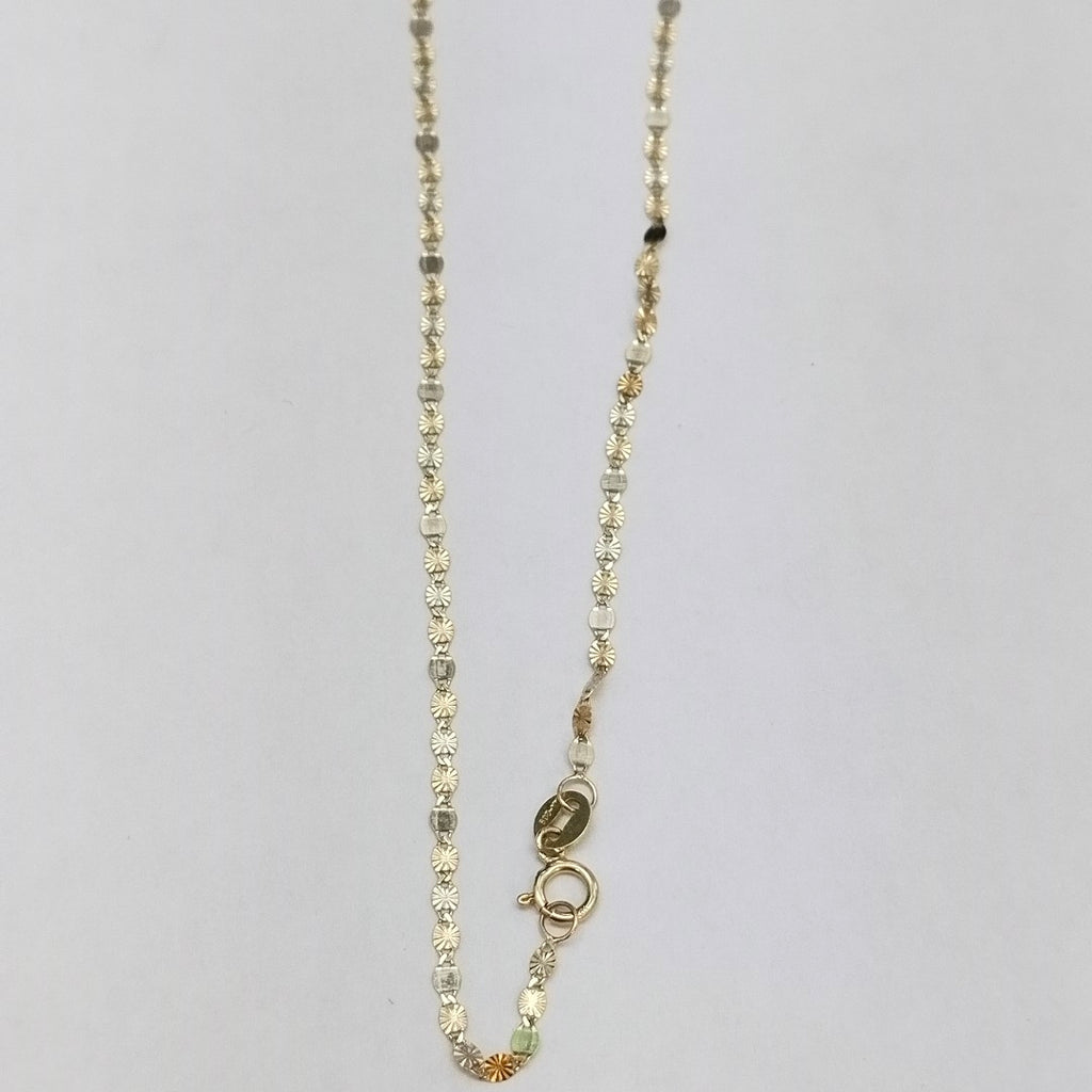 CADENA ORO,ORO COMBINADO 10 K 1,00 GRMS (SEMINUEVO)
