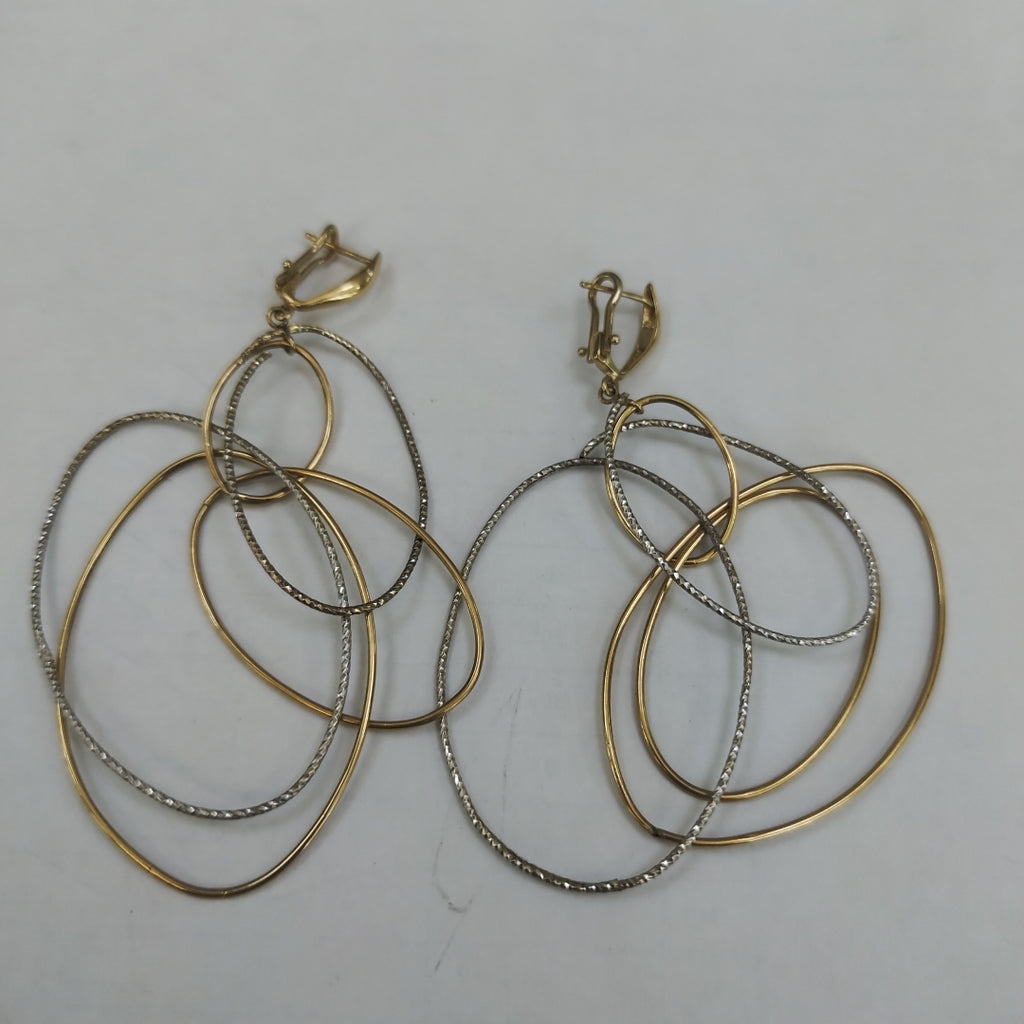 ARETES PAR ORO 14 K 4.9 GRMS (SEMINUEVO)