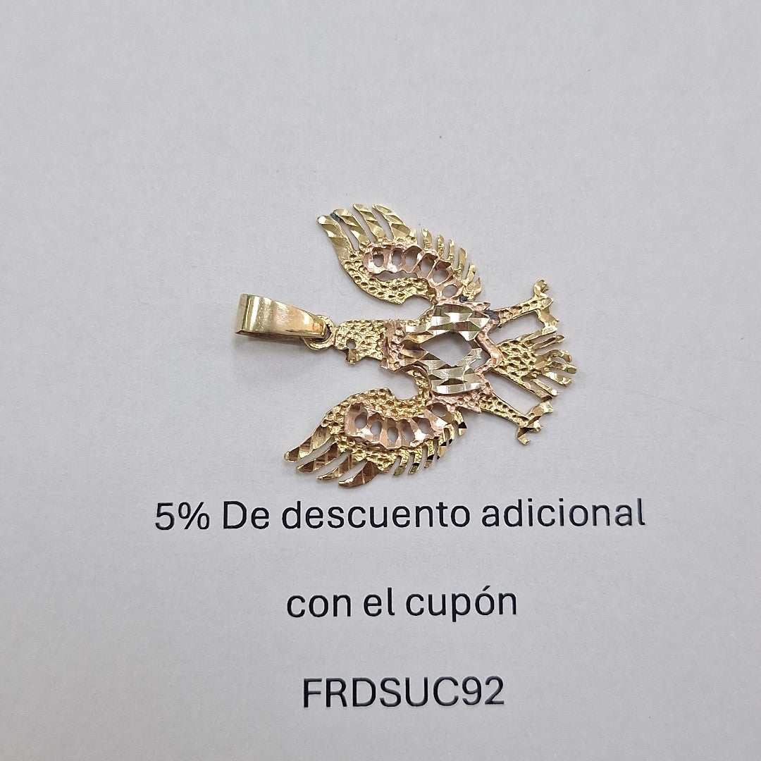 DIJE ORO COMBINADO 14 K 3,80 GRMS (SEMINUEVO)