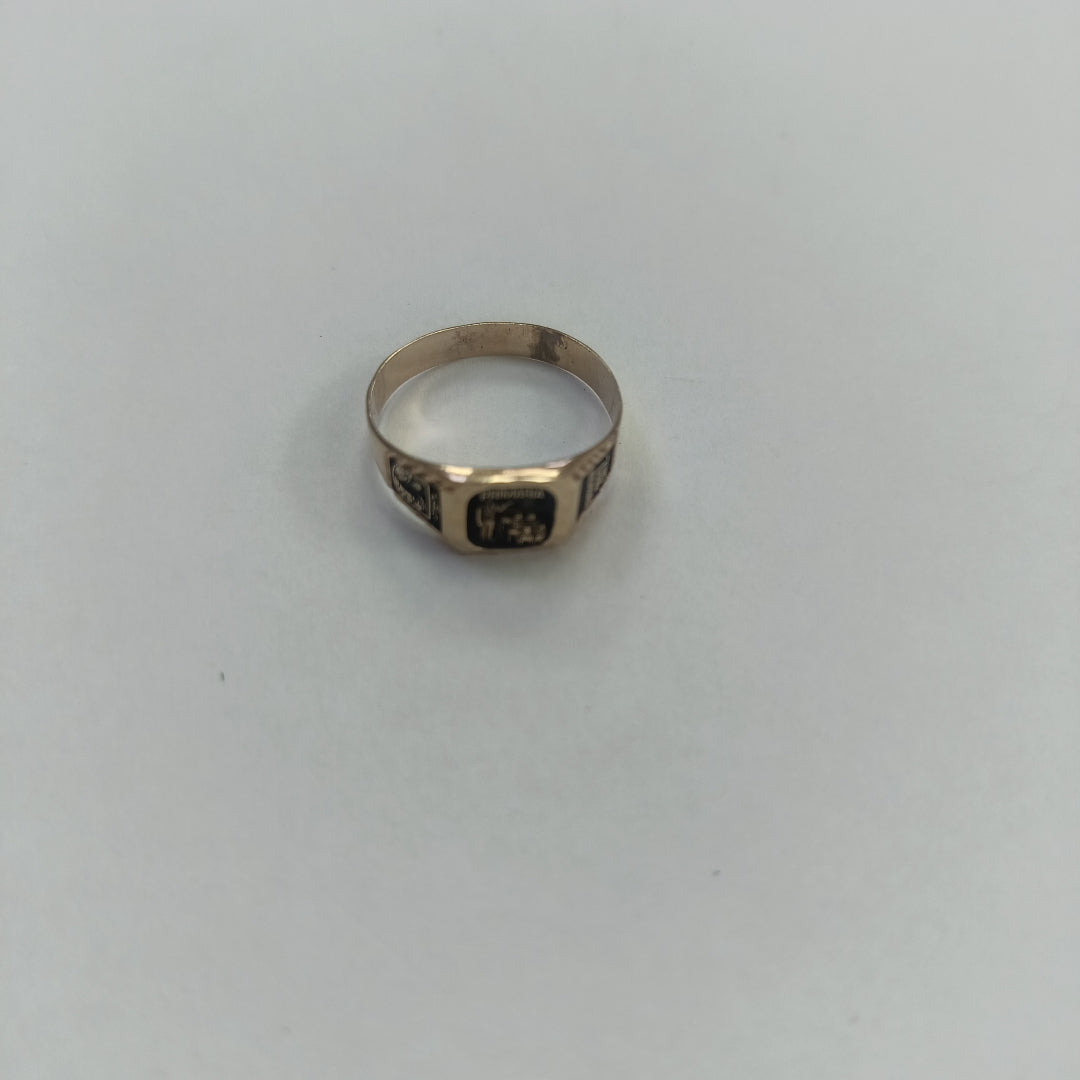 ANILLO DE GRADUACIÓN ORO 8 K 1,90 GRMS (SEMINUEVO)