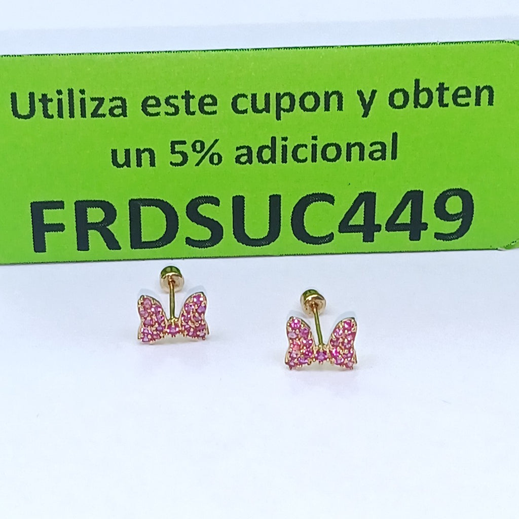 BROQUELES PAR ORO 10 K 0.4 GRMS (SEMINUEVO)