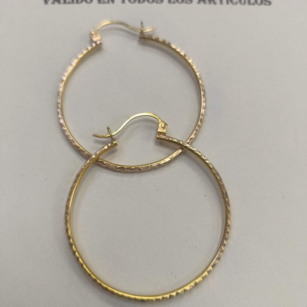 ARRACADAS PAR ORO 10 K 5,90 GRMS (SEMINUEVO)