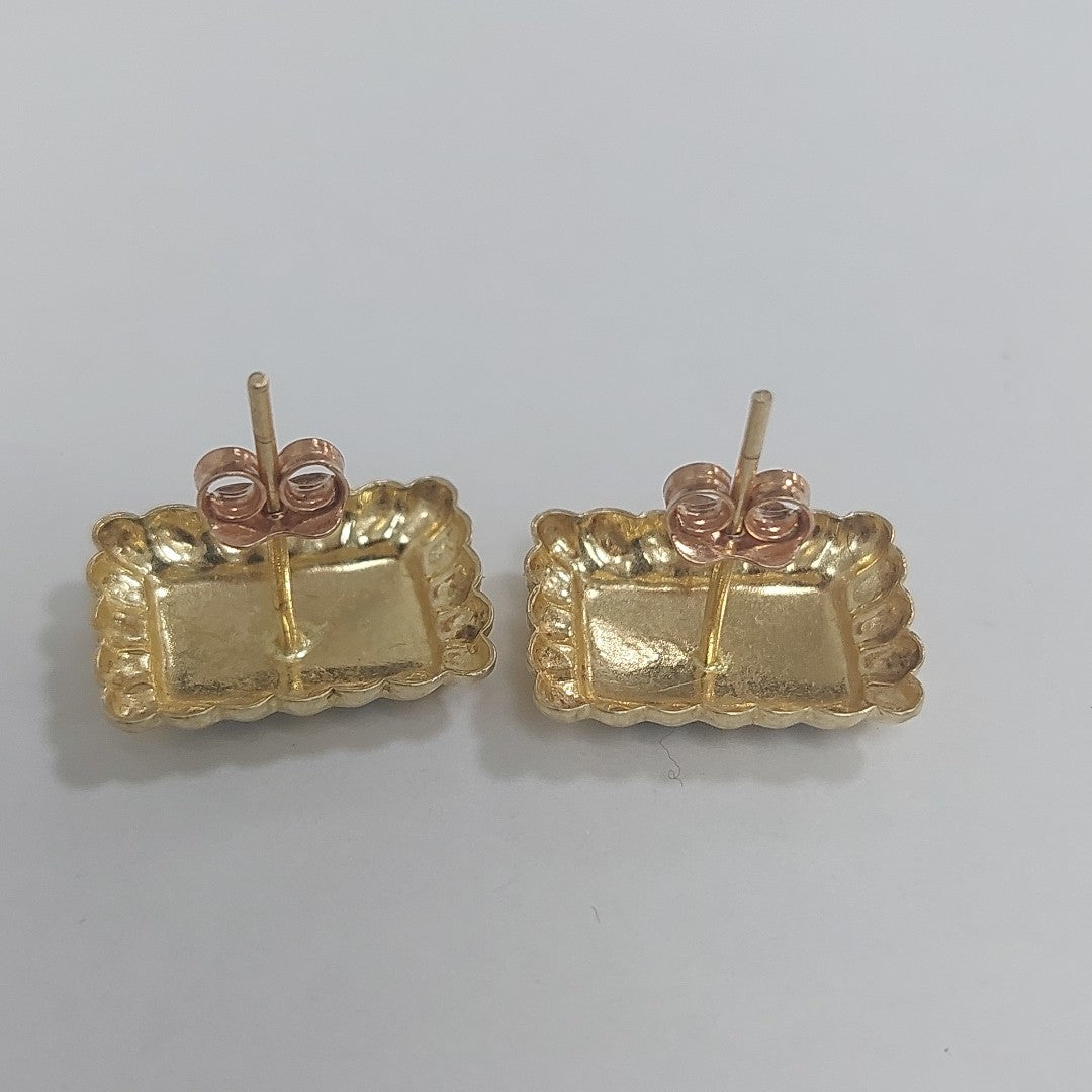 BROQUELES PAR ORO 14 K 2.9 GRMS (SEMINUEVO)