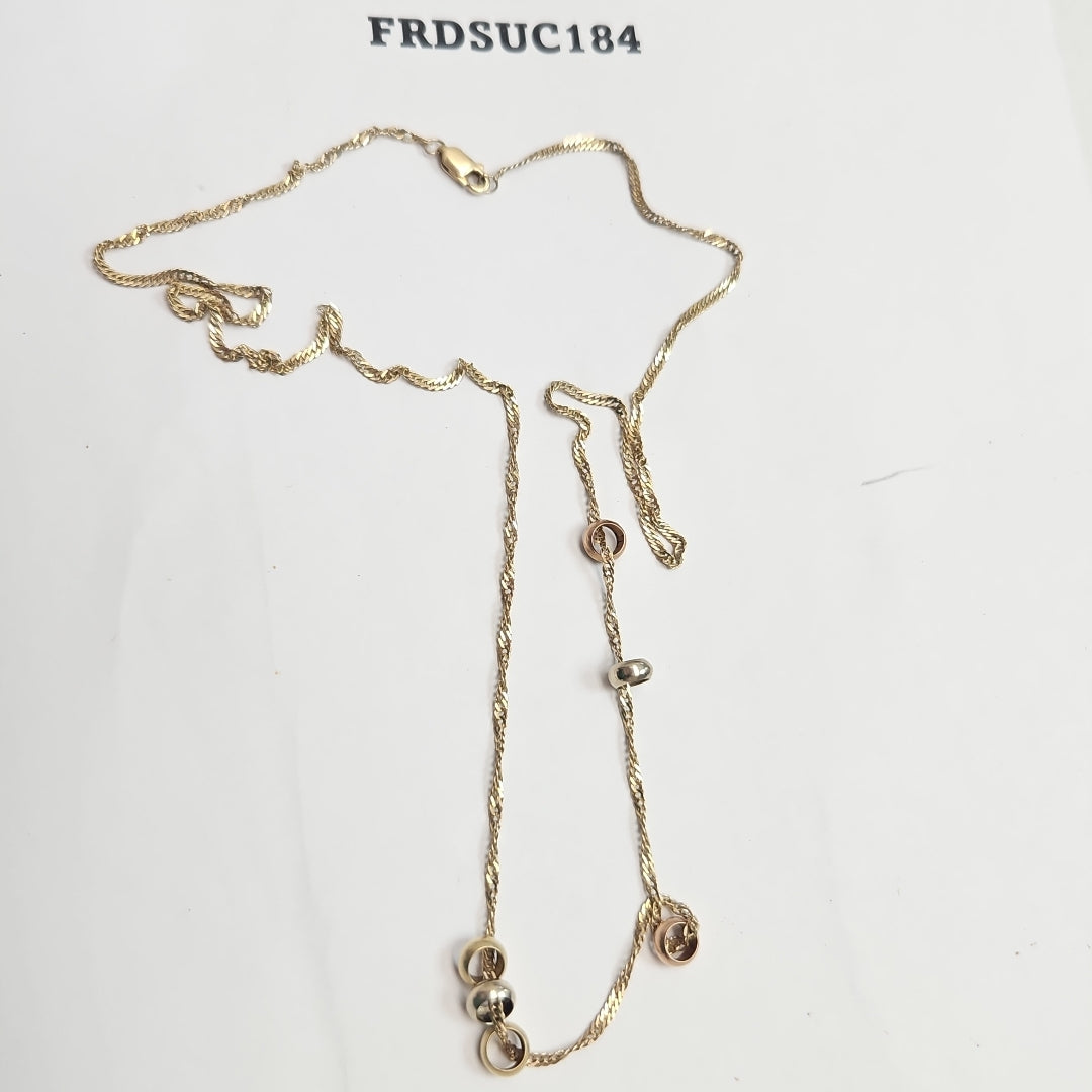 CADENA ORO 10 K 4.9 GRMS (SEMINUEVO)