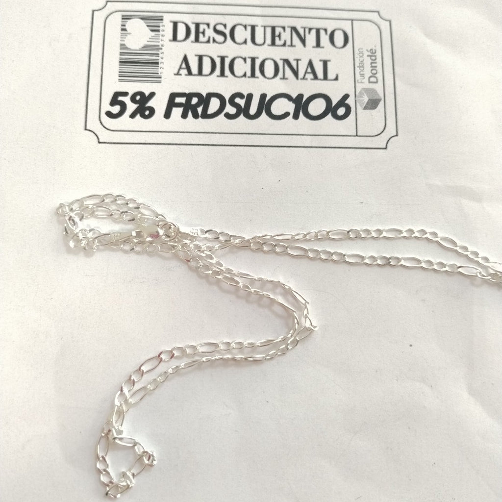 CADENA 3X1 PLATA .925 60 CM 4.82 GR (NUEVO)