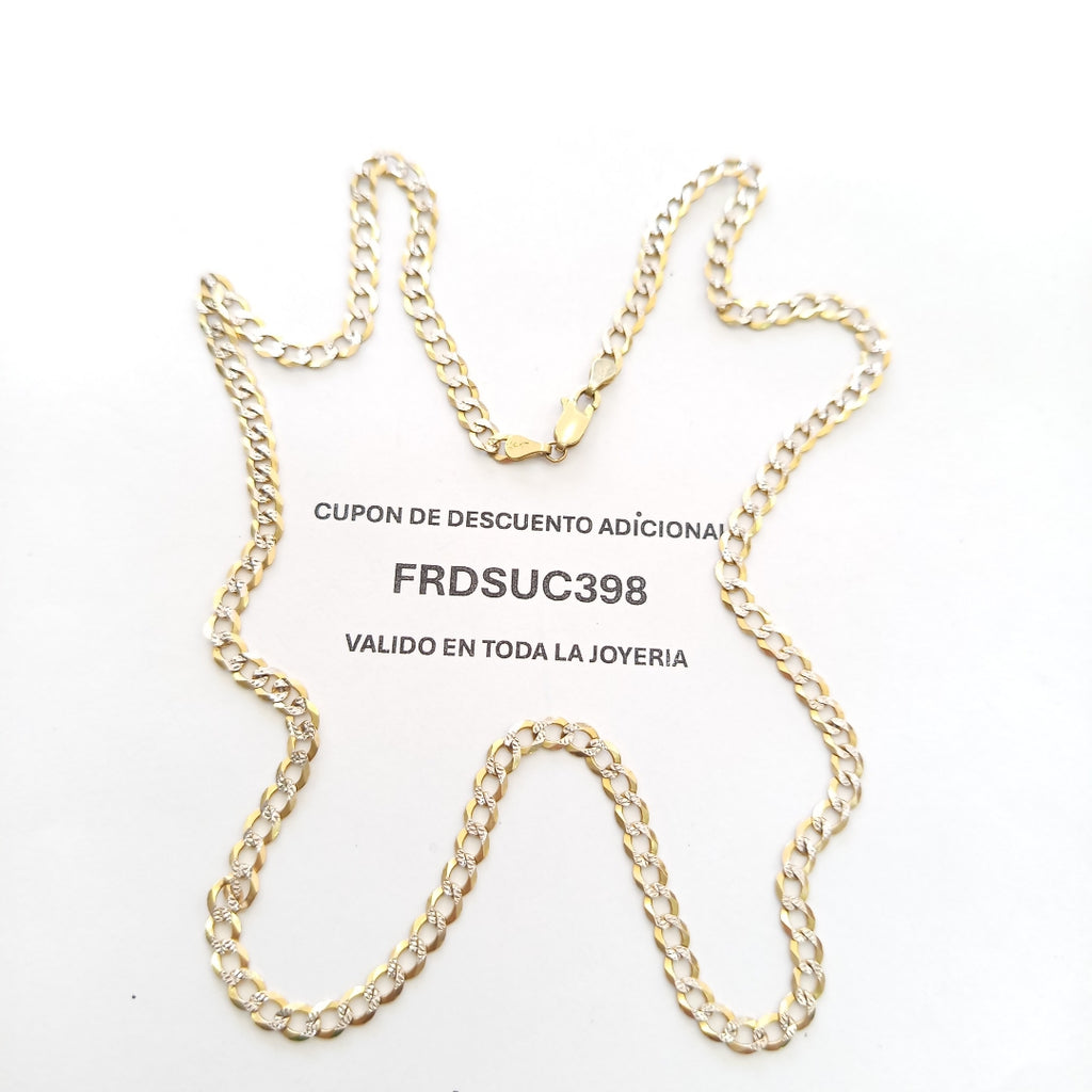 CADENA ORO,RODIADO 14 K 14,30 GRMS (SEMINUEVO)
