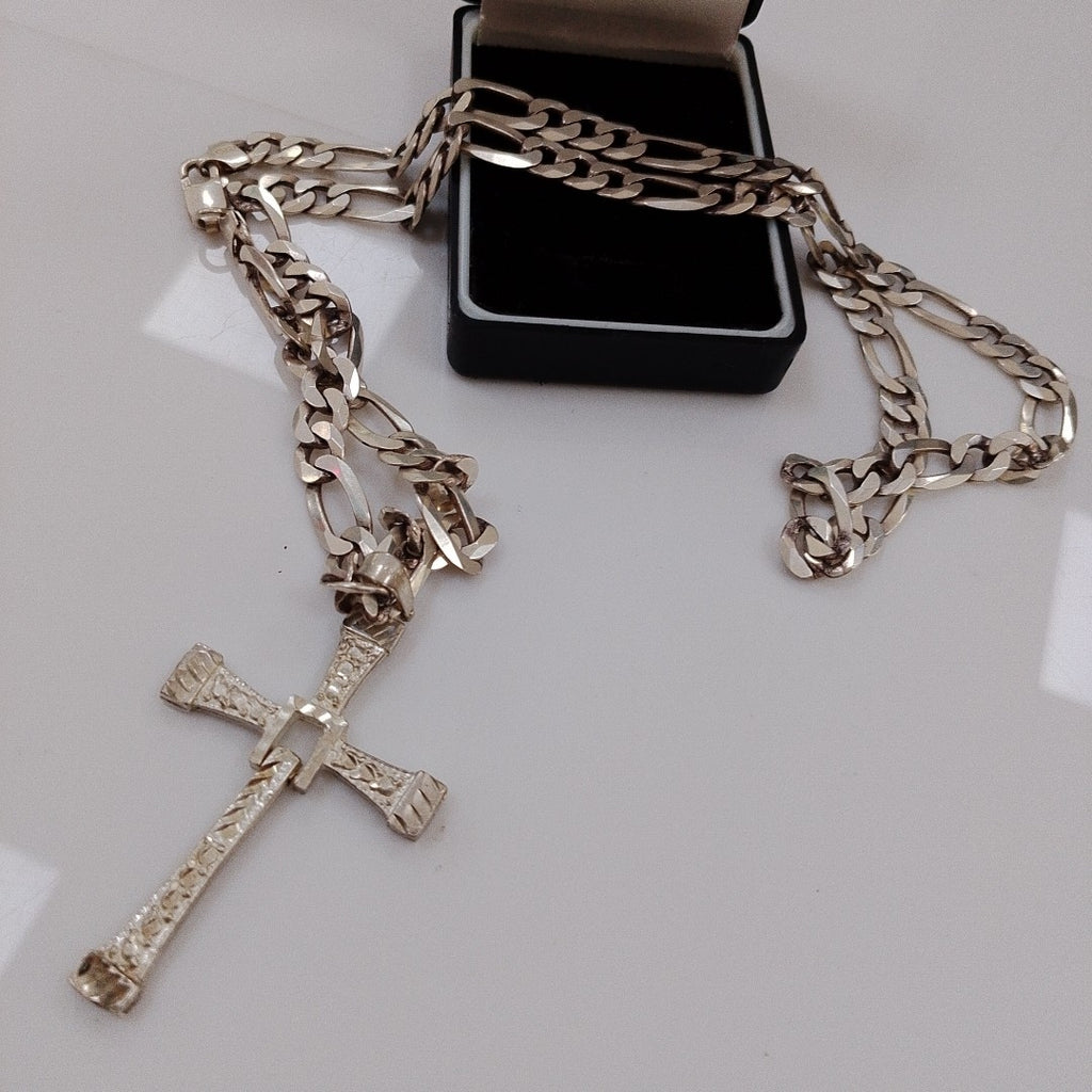 CADENA, CRUZ PLATA 61.2 GRMS (SEMINUEVO)