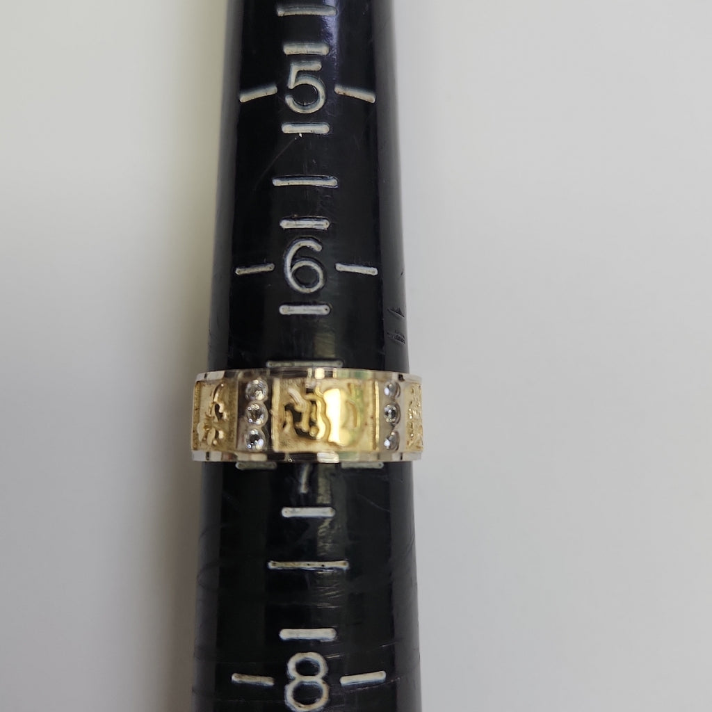 ARGOLLA DE LA SUERTE ORO 14 K 3.6 GRMS (SEMINUEVO)