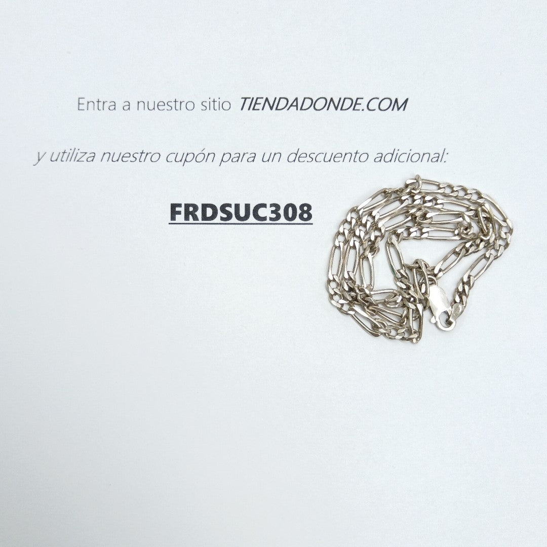 CADENA PLATA 13.3 GRMS (SEMINUEVO)