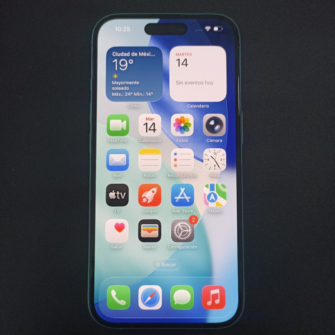 CELULAR APPLE IPHONE 16 A3286 (2024) 128 GB 8 GB RAM (SEMINUEVO)