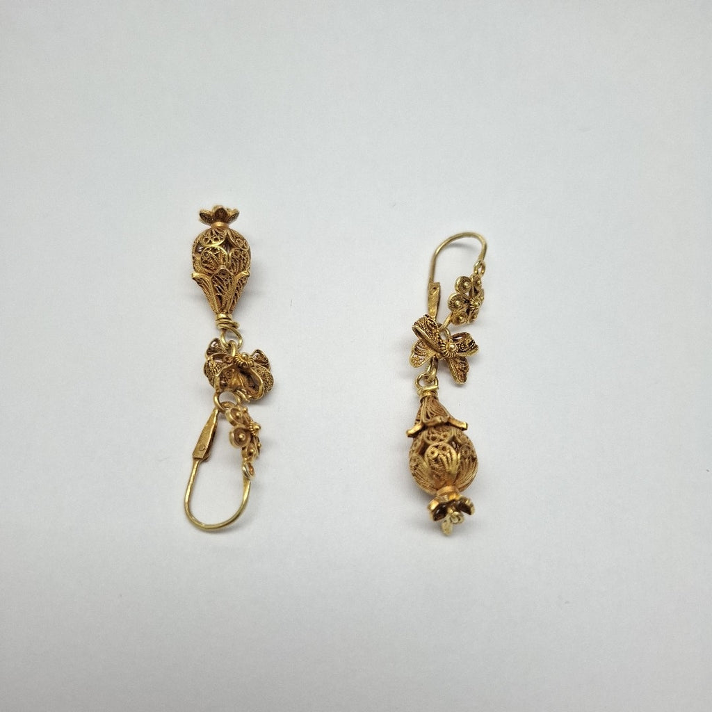 ARETES PAR ORO 10 K 7,30 GRMS (SEMINUEVO)