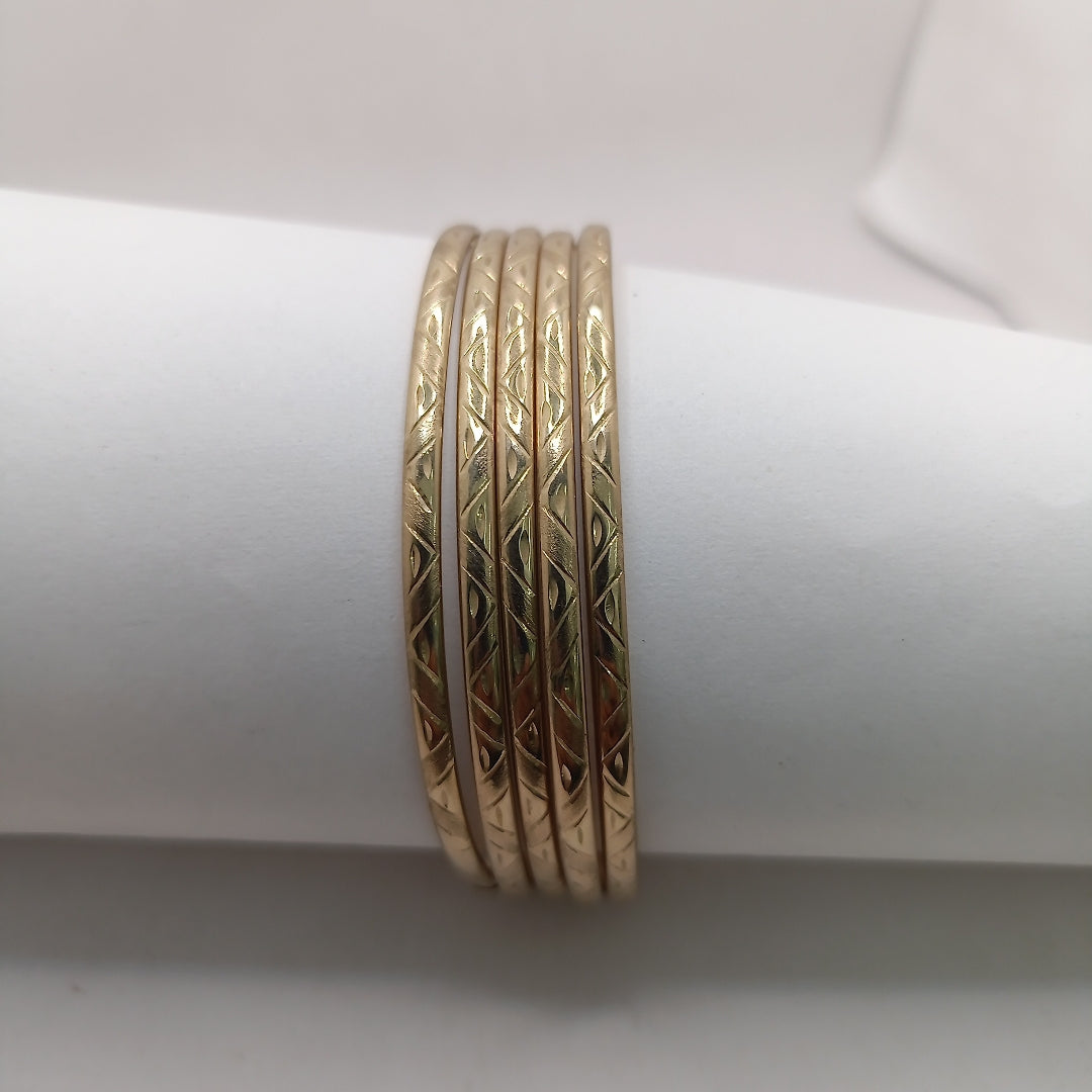 PULSERA RIGIDA ORO 10 K 15.3 GRMS (SEMINUEVO)