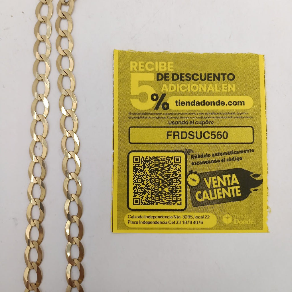 CADENA ORO 10 K 25.3 GRMS (SEMINUEVO)