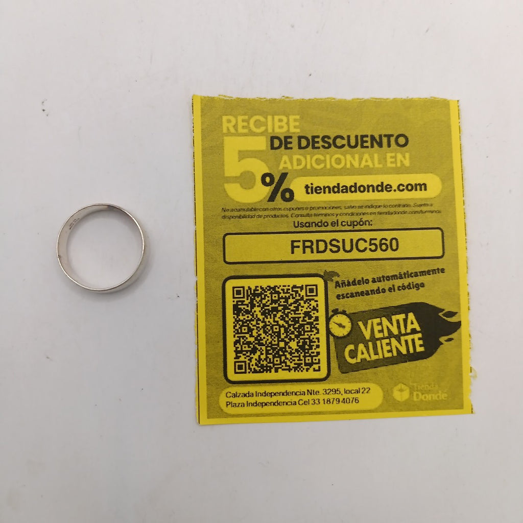 ARGOLLA PLATA 3.8 GRMS (SEMINUEVO)