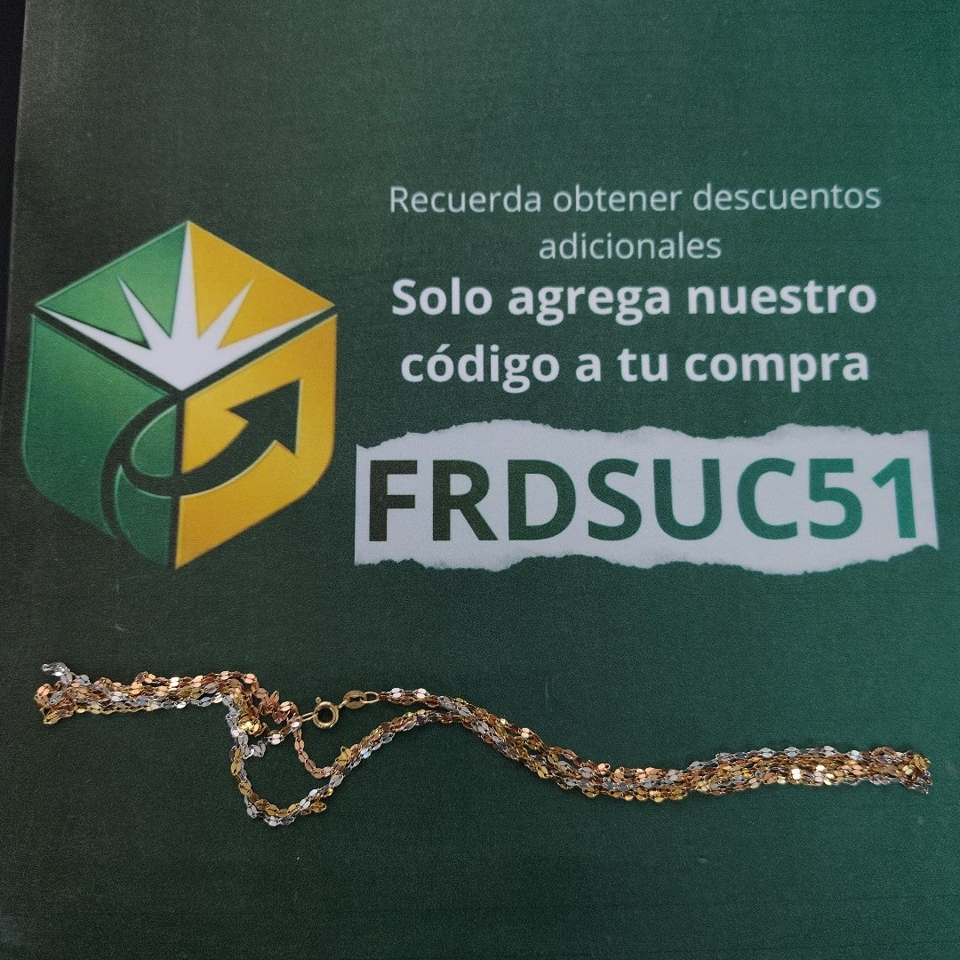 CADENA ORO 14 K 2.9 GRMS (SEMINUEVO)