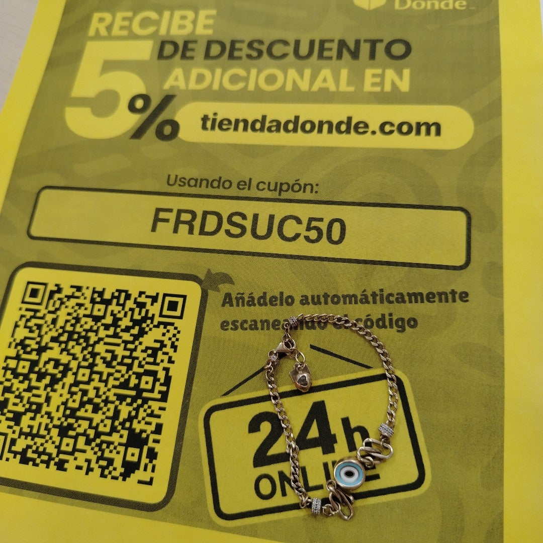 PULSERA ORO 14 K 5.2 GRMS (SEMINUEVO)