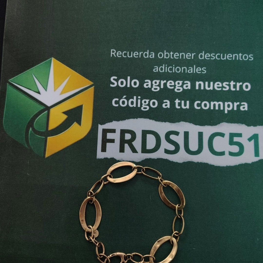 PULSERA ORO 14 K 5.4 GRMS (SEMINUEVO)