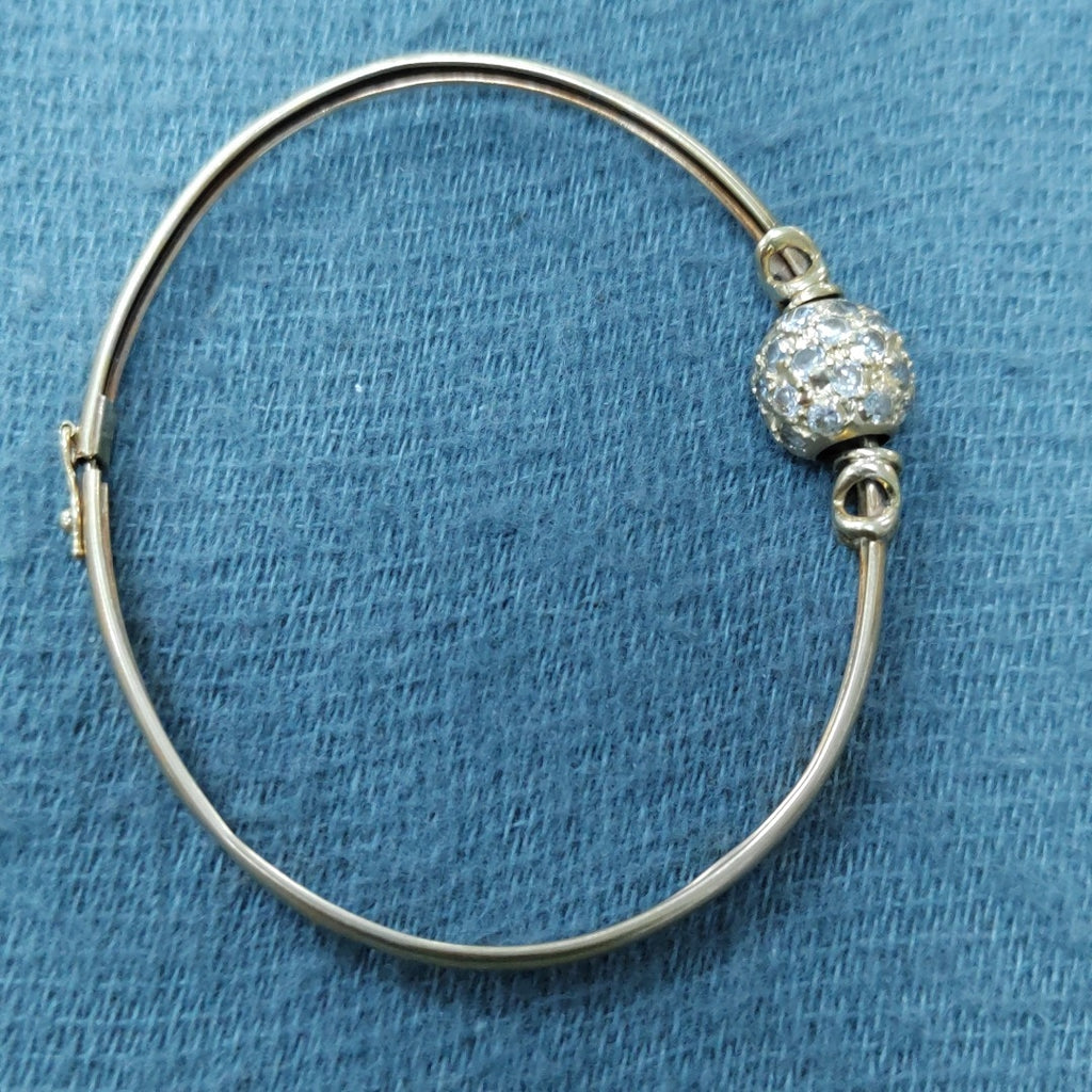 PULSERA RIGIDA ORO 14 K 6.7 GRMS (SEMINUEVO)