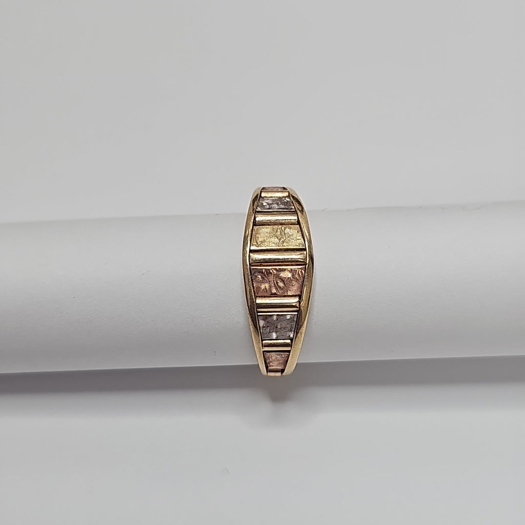 ANILLITO ORO, ORO COMBINADO 14 K 3.2 GRMS (SEMINUEVO)