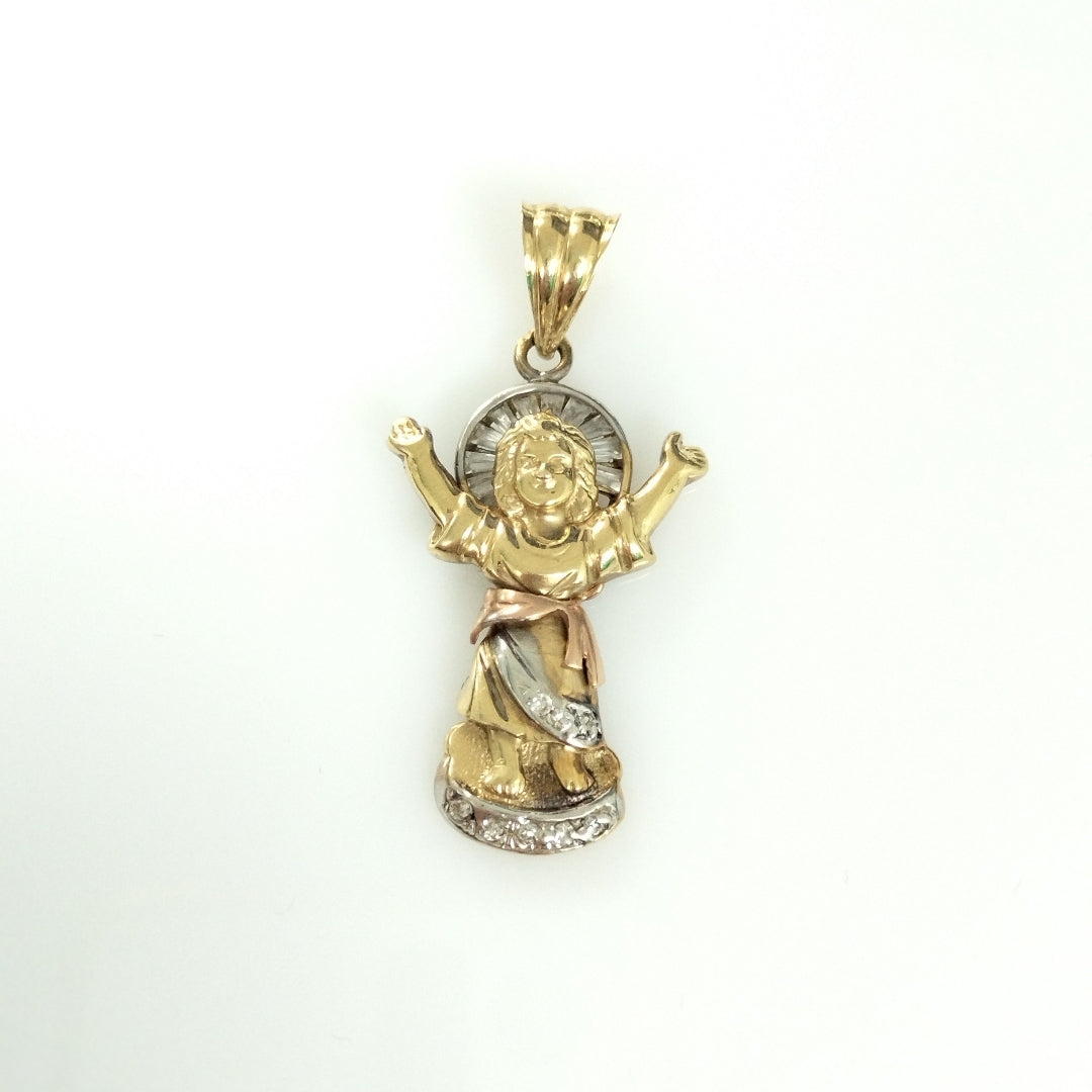 DIJE ORO COMBINADO 14 K 5,90 GRMS (SEMINUEVO)